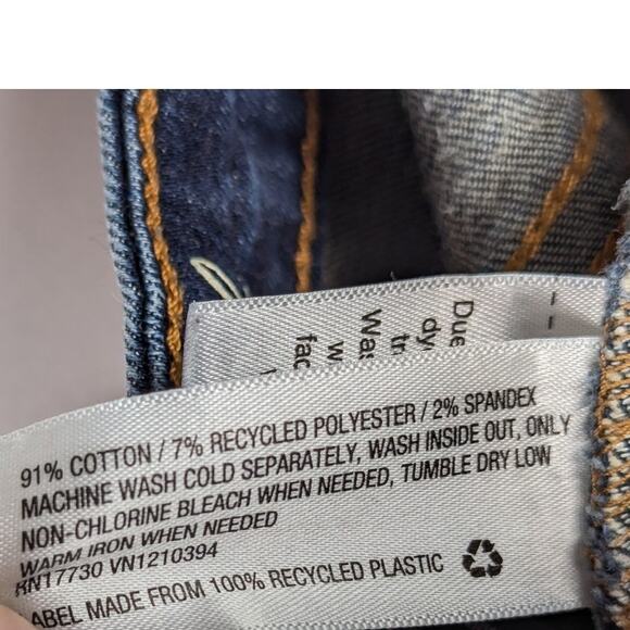 Universal Thread 8/29S Jeggings Women High Rise Stretch Blue Denim Skinny 31x27 - Picture 5 of 5